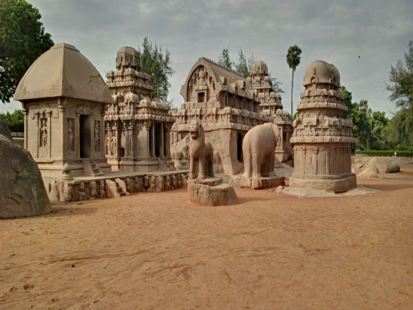 3. Pancha Rathas, Mahabalipuram