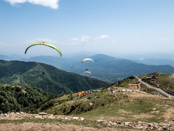 Paragliding Through The Sky