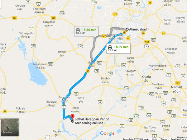 How To Reach Lothal From Ahmedabad
