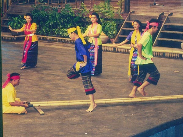Traditional Bamboo Dance