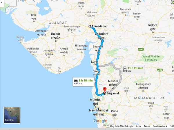 How To Reach Suryamal From Ahmedabad