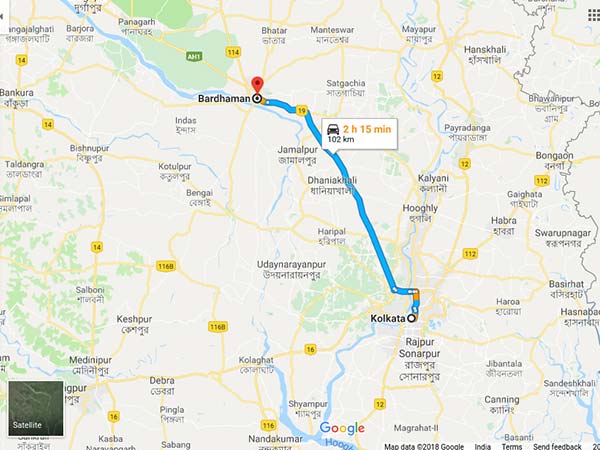 How To Reach Bardhaman From Kolkata