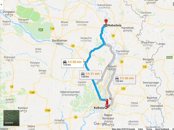 How To Reach Nabadwip From Kolkata