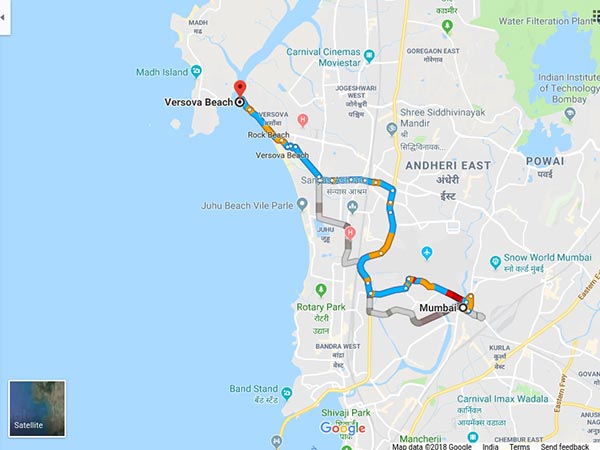 How To Reach Versova Beach
