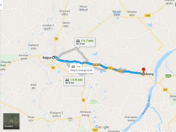 How To Reach Arang Jain Temples