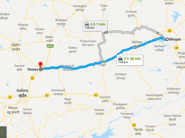 How To Reach Dewas From Bhopal
