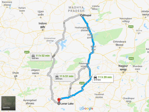 How To Reach Lonar From Bhopal