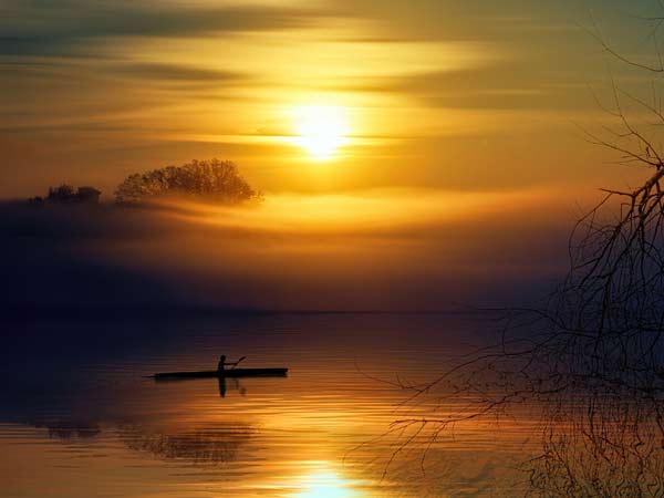 Relax Beside Doyang River