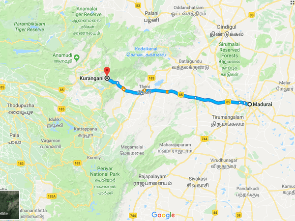 How To Reach Kurangani