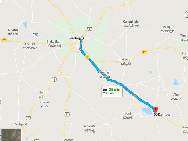 How To Reach Dambal