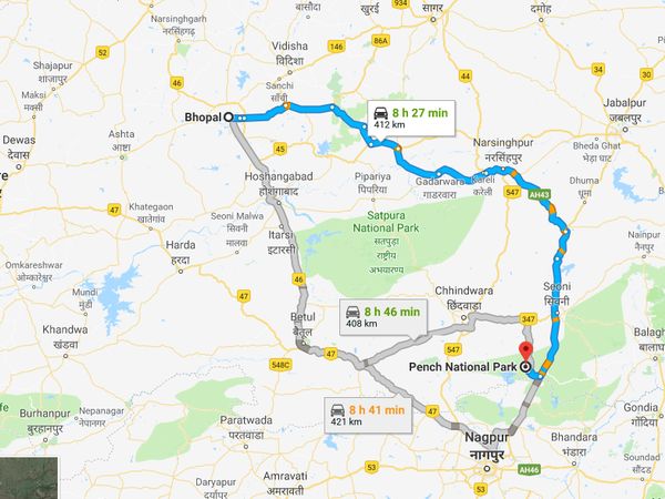How To Reach Pench National Park From Bhopal