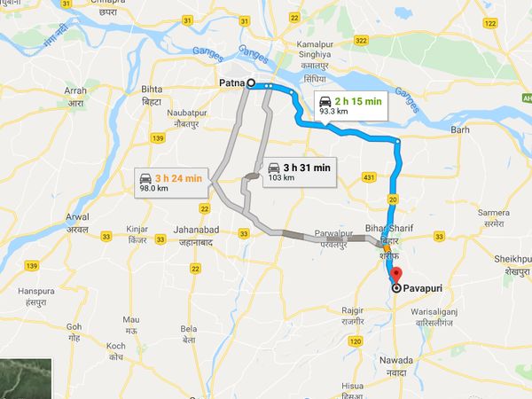 How To Reach Pawapuri