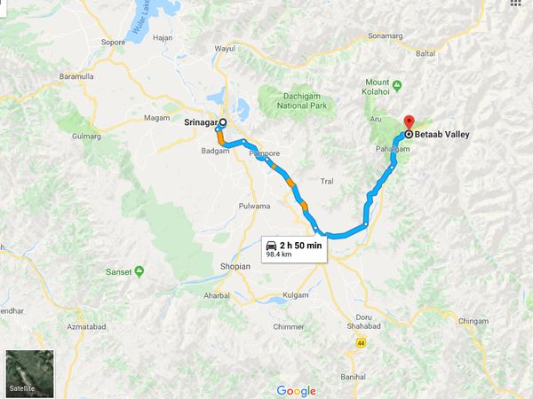 How To Reach Betaab Valley