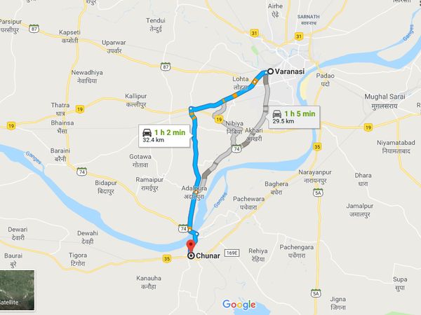 How To Reach Chunar