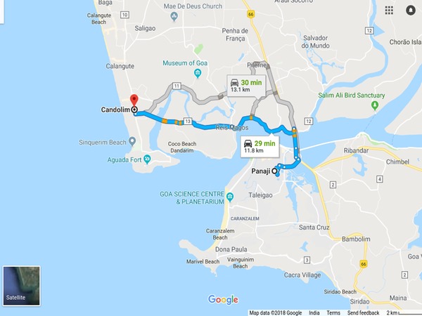 How To Reach Candolim