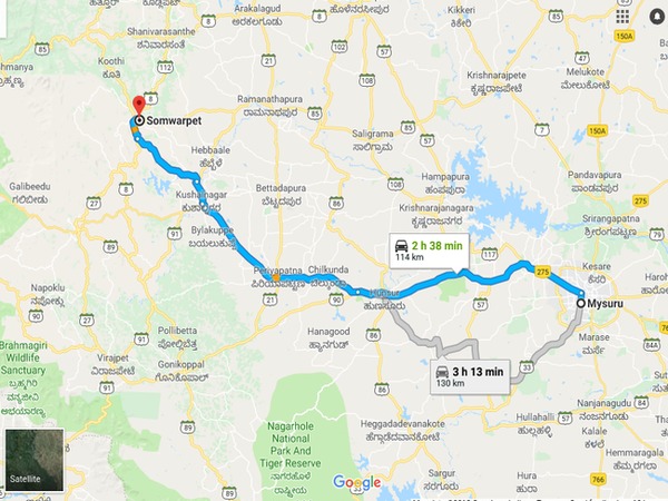 How To Reach Somwarpet