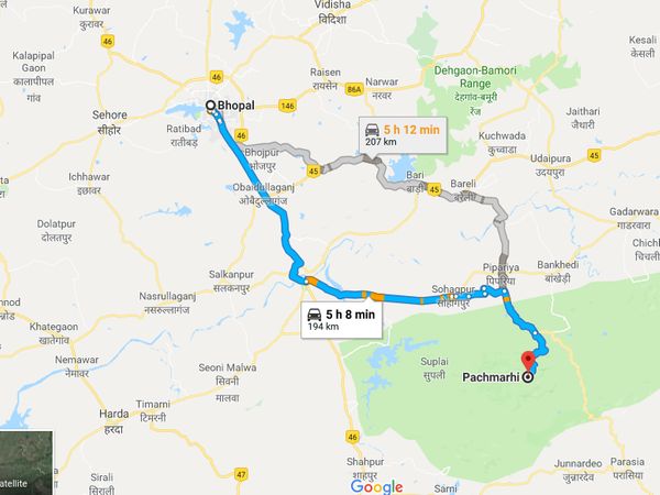 How To Reach Pachmarhi