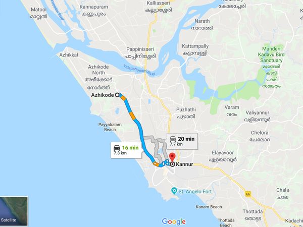 How To Reach Azhikode