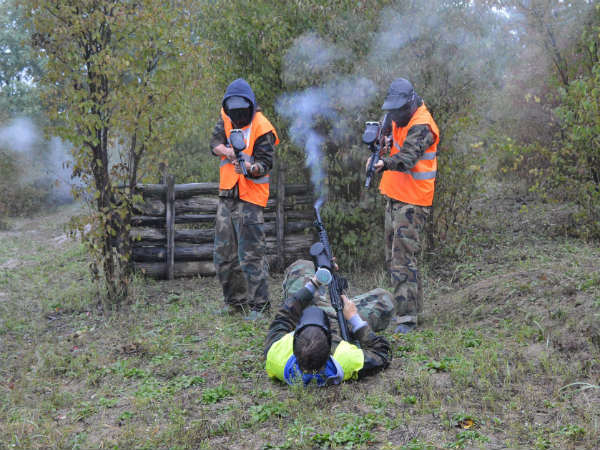 2) Paintball
