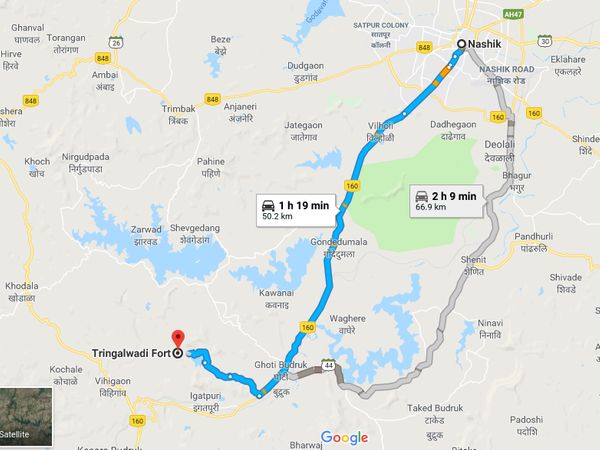 How To Reach Tringalwadi Fort