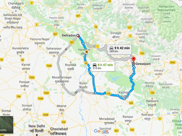 How To Reach Gewaipani