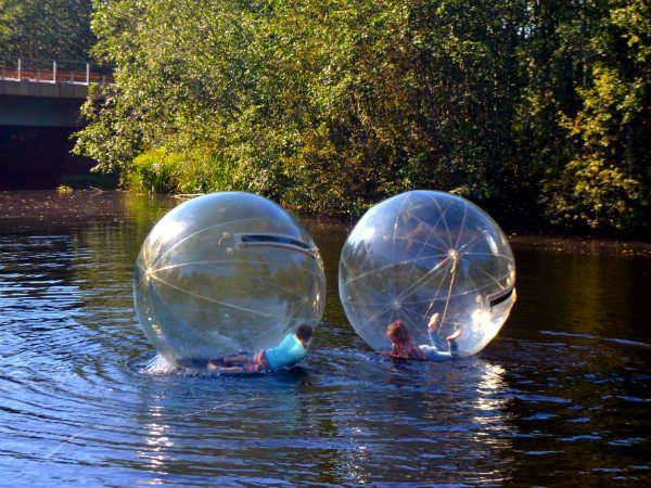 1) Zorbing