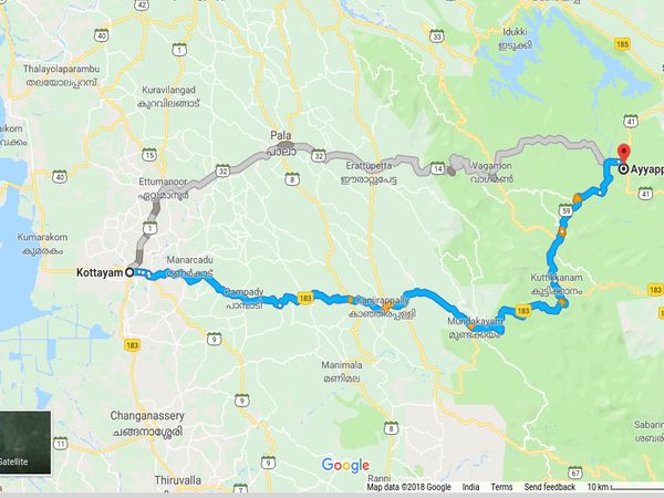 How To Reach Ayyappankovil