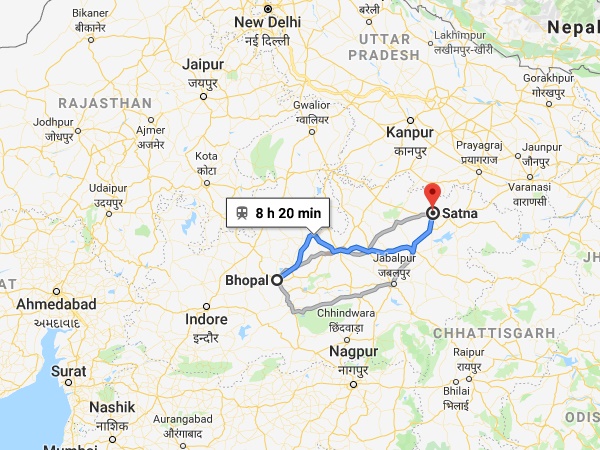 How To Reach Satna