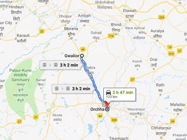 How To Reach Orchha