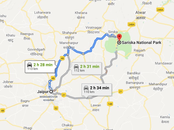 How To Reach Sariska