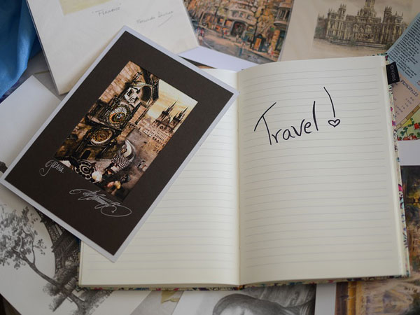 5. Send travel postcards