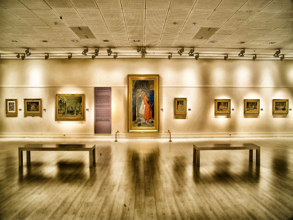 2. Visit art galleries