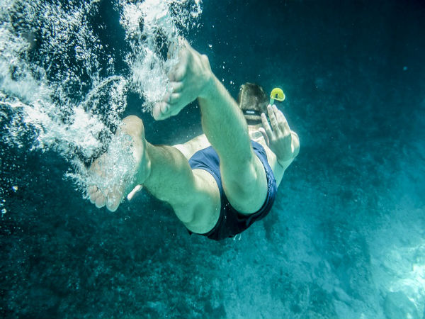 8. Because snorkelling and diving is what you wait for – like enjoying fun-water activities in Andaman
