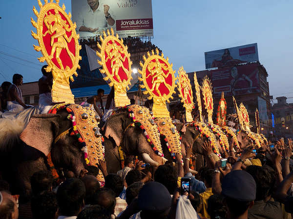 Thrissur Pooram, Kerala