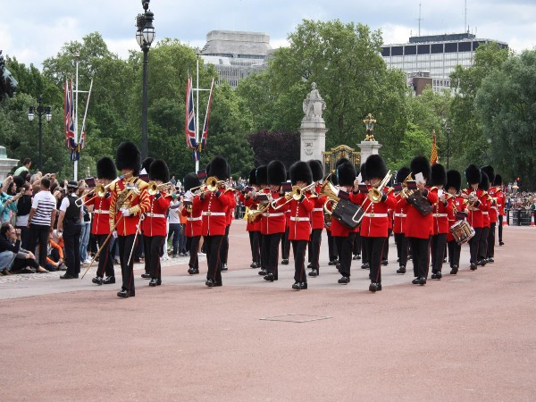 Changing of the Guard outside Buckingham Palace