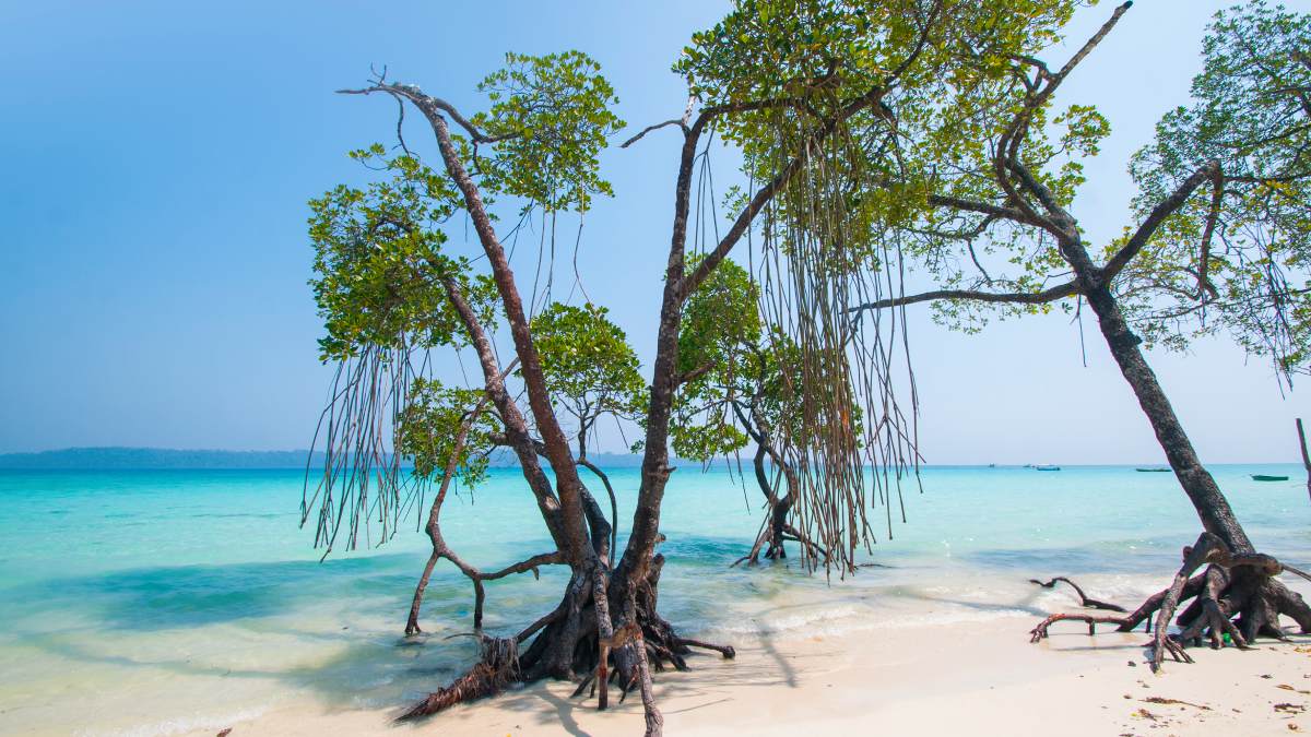 India's Havelock Island where Japanese Airforce made an Airbase