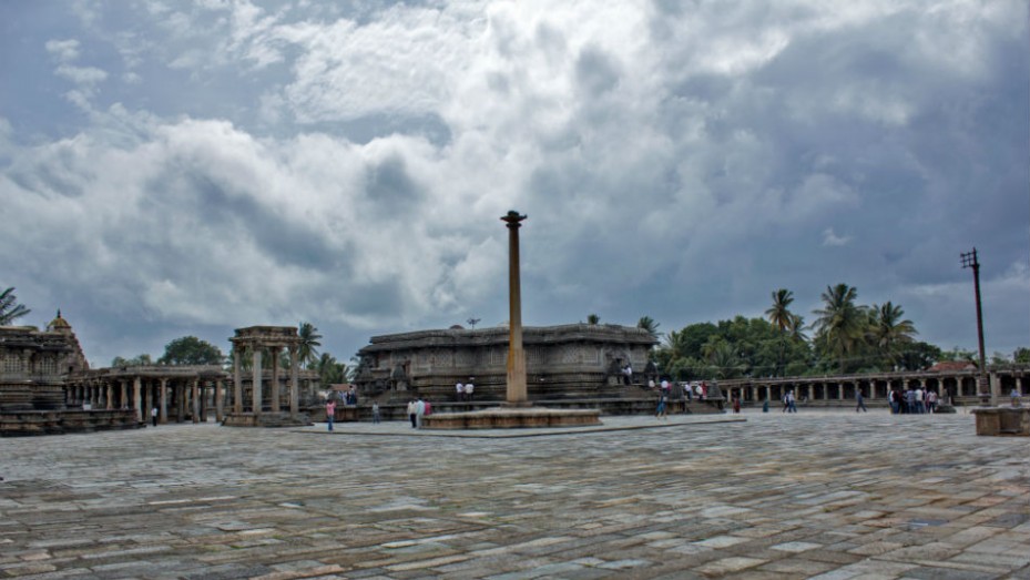 The Gravity Pillar Belur The Gravity Pillar Photos, Sightseeing