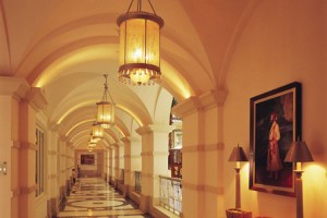 Beautifully decorated corridor lanes at the hotel Beautifully decorated corridor lanes at the hotel