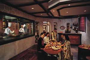 Visitors at the restaurant Visitors at the restaurant