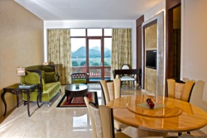 Deluxe suite living room Deluxe suite living room