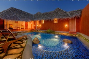 Pool hut