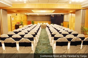 A distant view of the conference room