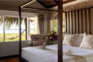 Waterfront villa jacuzzi