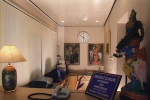 Reception area