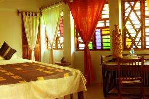 Garden view room