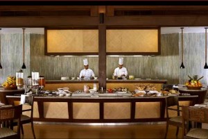 Chefs busy at preparations