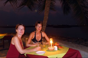 Dinner by the beach Dinner by the beach
