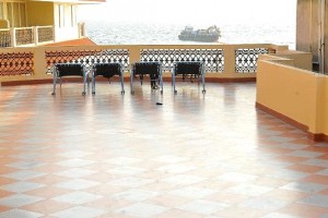 Open lobby by the sea Open lobby by the sea