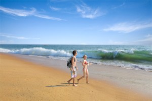 Enjoyment by the beach