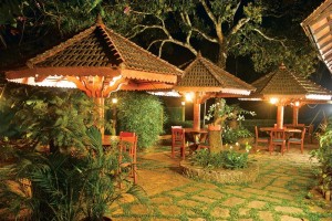 Outdoor Dining Area by Night Outdoor Dining Area by Night